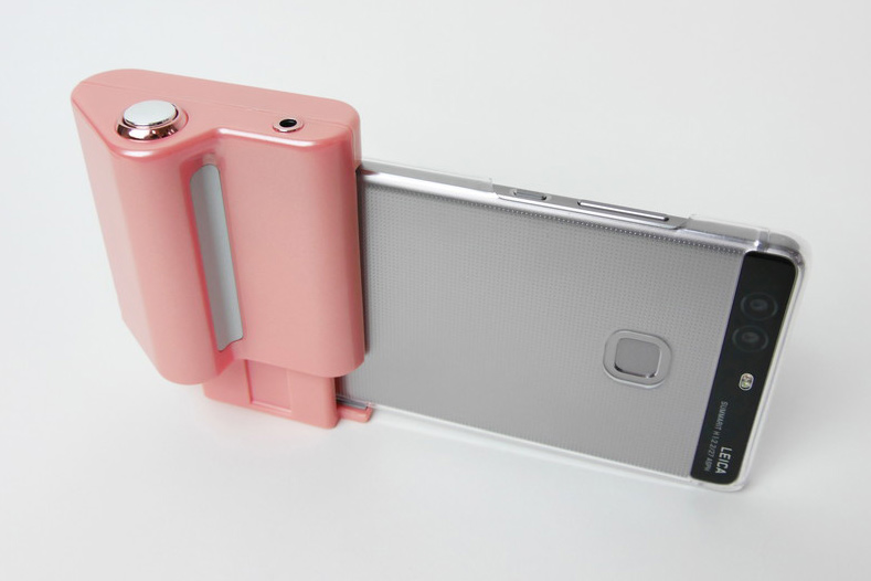 デジカメ風グリップでスマホ撮影が楽になる「Snappy」 - ケータイ Watch