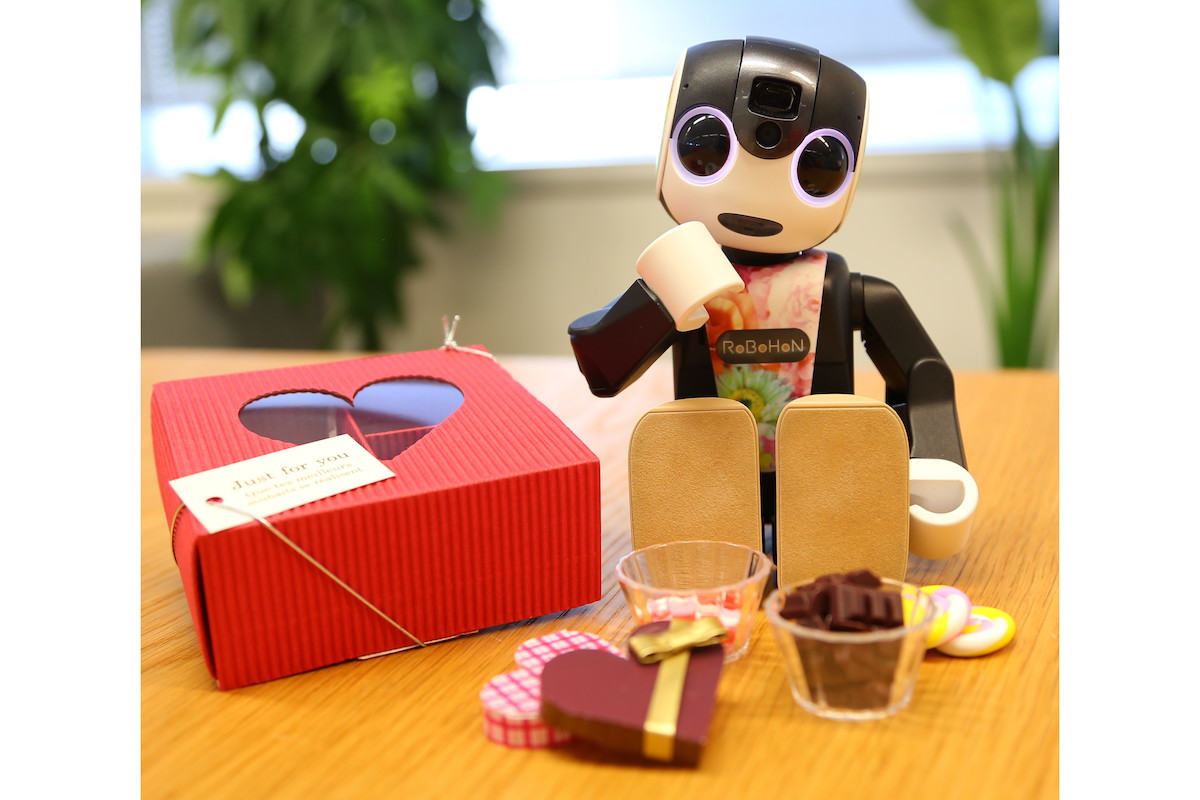 Googleカレンダー連携、“逆立ち”も習得する「ロボホン」1月の