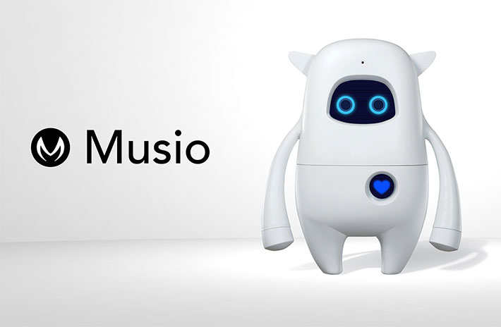 ソフトバンク C&S、人工知能を利用した英会話ロボット「Musio X 
