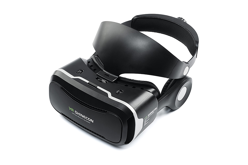 装着感を向上させたヘッドホン付きVRゴーグル、4780円 - ケータイ Watch