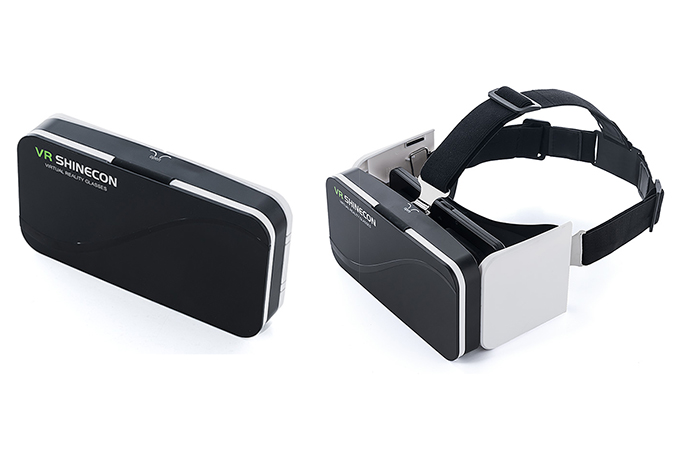 ペンケースサイズに折りたためるVRゴーグル、2204円 - ケータイ Watch