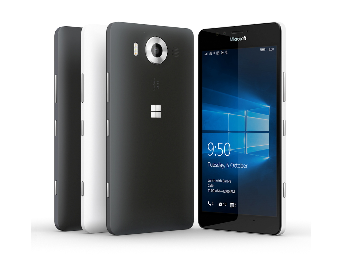 米MS、Windows 10 Mobile搭載のスマホ「Lumia 950」など発表