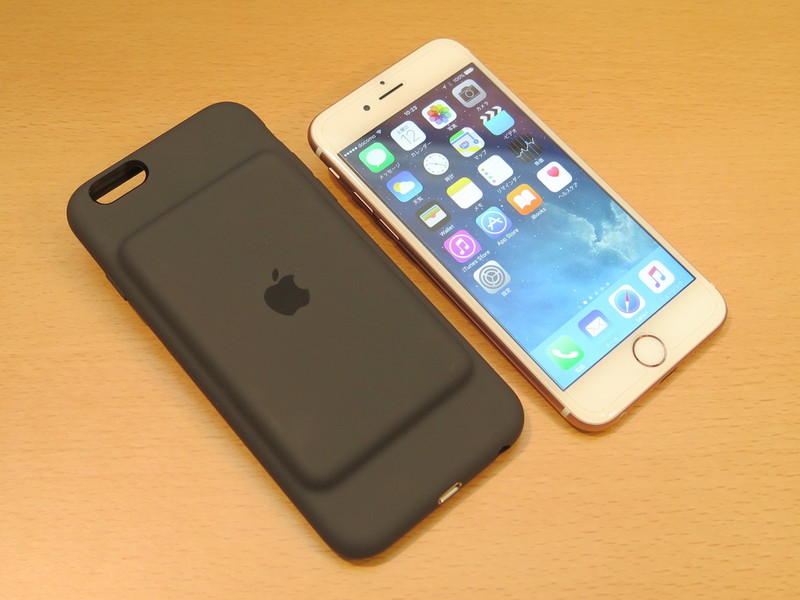 iPhone 6s Smart Battery Case チャコールグレー