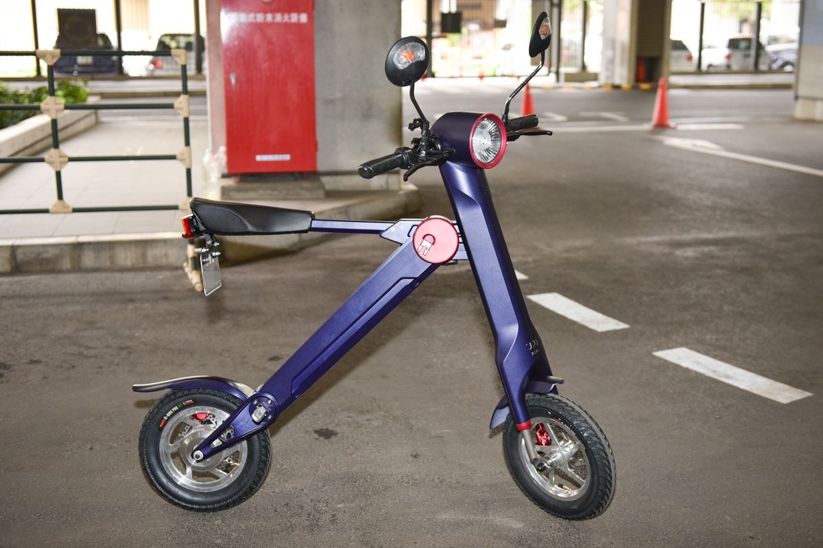 公道走行可能な折りたたみ型電動バイク「UPQ BIKE me01」、税別12万 ...