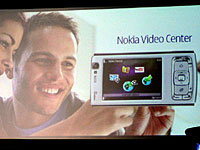 動画のオンデマンド配信などを行なう「Nokia Video Center」