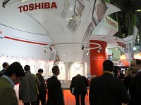 Toshiba Electronics Europeのブース