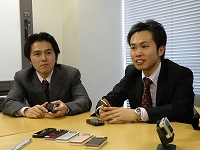 （左から）吉田氏と光永氏