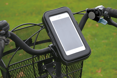 自転車にiphoneとモバイルバッテリーを一緒に取り付けられる 自転車でgo ケータイ Watch