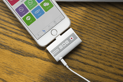 Iphone 7の通話を録音 カードリーダーとしても使えるlightning接続デバイス ケータイ Watch