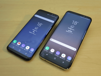 Infinity Displayで新しいスマートフォンの基準を目指した 史上最強 Galaxy S8 S8 ケータイ Watch