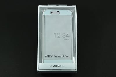 Aquos Frosted Cover For Aquos R ジルコニアホワイト ケータイ Watch
