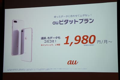 Au Iphoneの購入時に Auピタットプラン フラットプラン に加入可能に ケータイ Watch