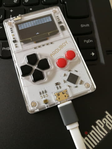 超薄型クレカサイズでプログラマブルなゲーム機 Arduboy ケータイ Watch