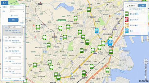 ゼンリンとpciがアプリ不要のバス運行管理システム ケータイ Watch