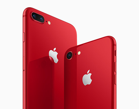 Iphone 8 Iphone 8 Plusに新色 Product Red 登場 ケータイ Watch