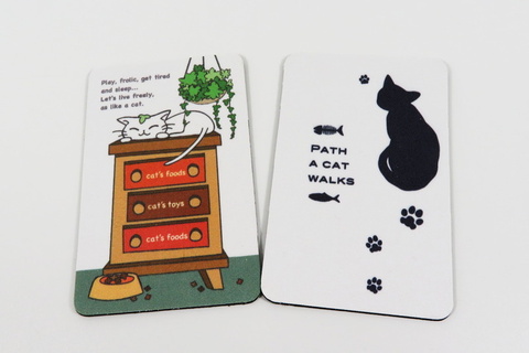 100均で買えるスマホグッズ クリーナーカード ネコ柄 ケータイ Watch