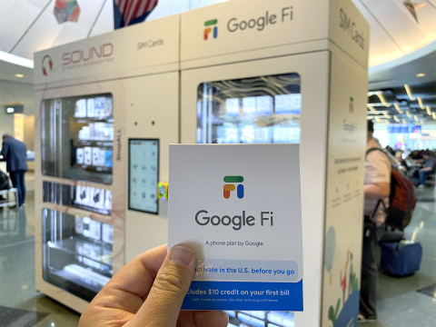 グーグルのmvnoサービス Google Fi のsim自販機をラスベガスで発見 ケータイ Watch