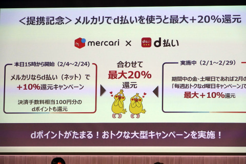 ドコモとメルカリ 戦略的提携を締結 ケータイ Watch