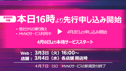 楽天モバイル Mvnoの新規受付は4月7日に終了 ケータイ Watch