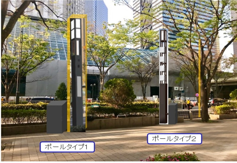 【5G】NEC、5G基地局搭載の「スマートポール」を西新宿エリアに設置