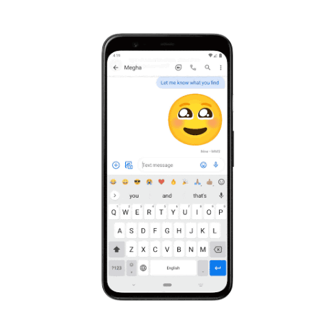 グーグル 新しい エモい 絵文字を今秋リリース Android 11で利用可能へ ケータイ Watch