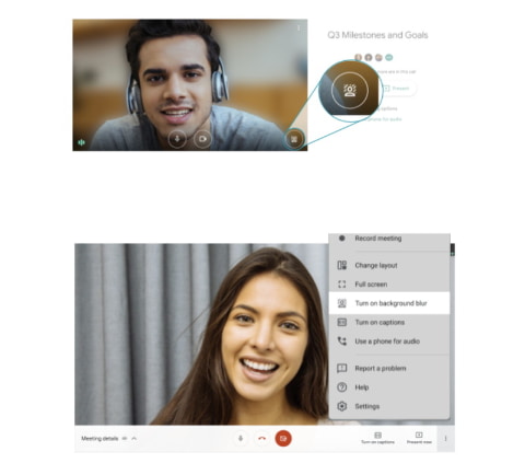 Google Meet 背景ぼかし機能が順次利用可能に ケータイ Watch