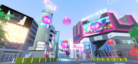 Kddi バーチャル原宿 オープニングイベント31日まで開催 ケータイ Watch