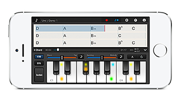楽曲のコード譜を自動作成できるiphoneアプリが印刷 送信に対応 ケータイ Watch