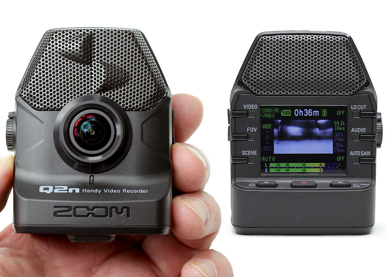 Zoom Q2n ハンディビデオレコーダー スタンド付き - ビデオカメラ
