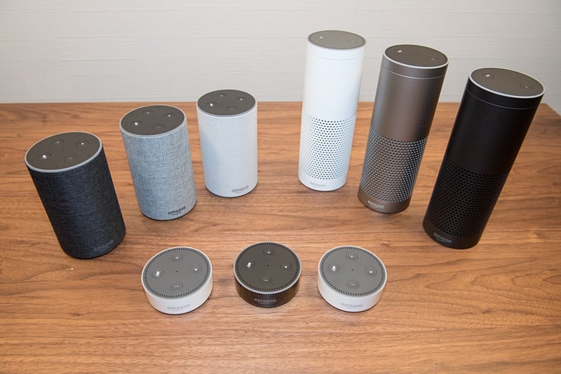 スマートスピーカー グレー 円筒形 スマートスピーカー グレー 円筒形