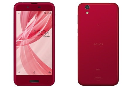 au、AQUOS sense SHV40の新色「ノーブルレッド」を6月15日発売