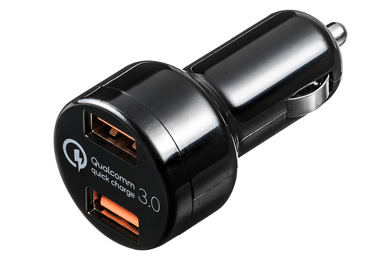 サンワサプライ、QC3.0対応のカーチャージャー - ケータイ Watch