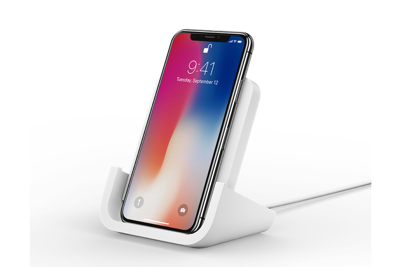 2018年モデル ロジクール ワイヤレス充電スタンド iD10 シルバー iPad