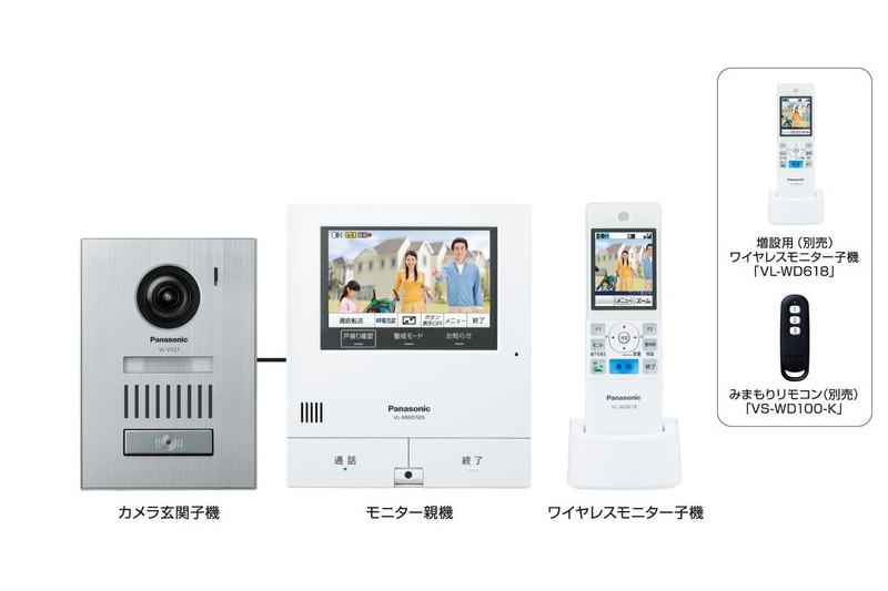 スマホとビデオ通話できるドアホン、パナソニックから - ケータイ Watch