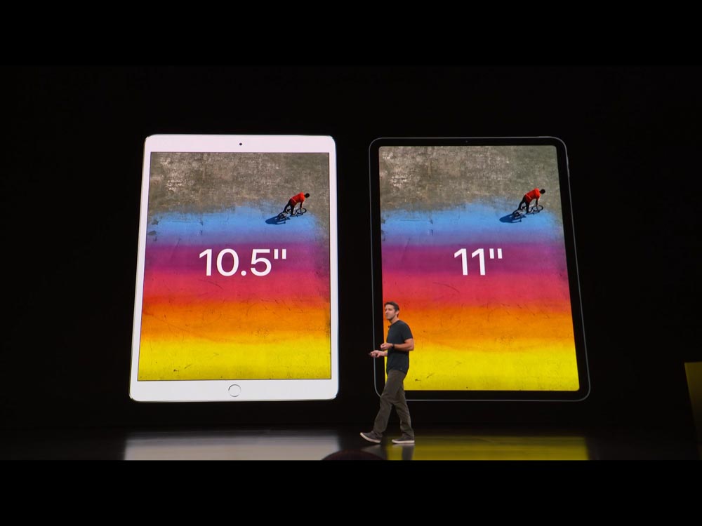 ホームボタンの代わりにFace IDを搭載する新iPad Pro発表会詳報