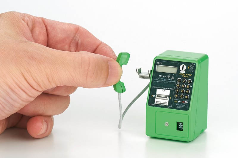 NTT東日本監修、手のひらサイズの公衆電話フィギュア - ケータイ Watch