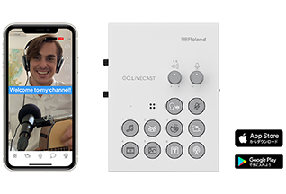 スマートフォンによるライブ配信を簡単操作で演出、ローランドの新