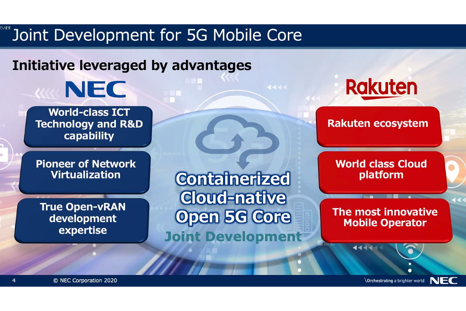 楽天モバイルとNEC、5Gコアネットワークを共同開発 - ケータイ Watch