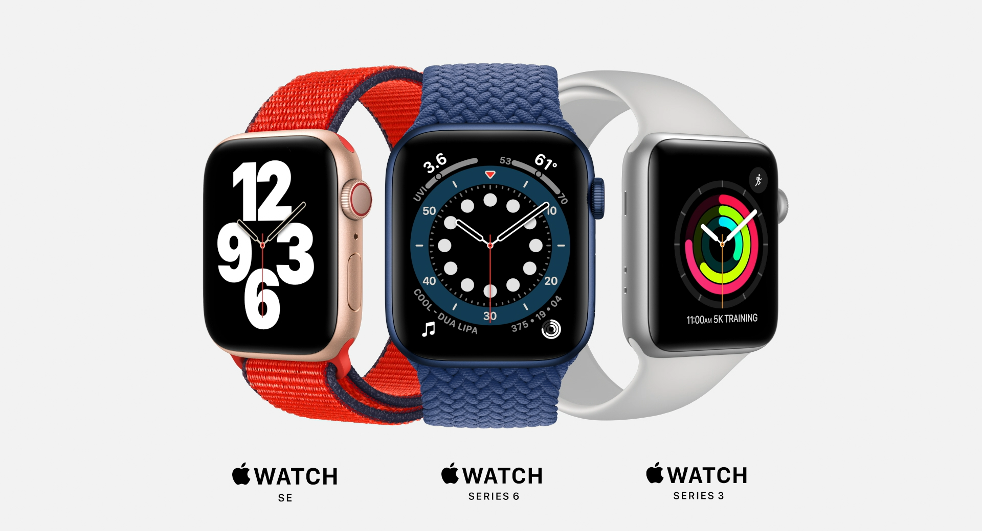 アップル、「Apple Watch Series 6」「Apple Watch SE」を発表