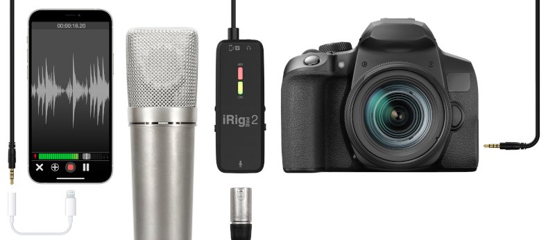 ダイレクトモニタリング対応のマイクプリアンプ「iRig Pre2」、3月発売
