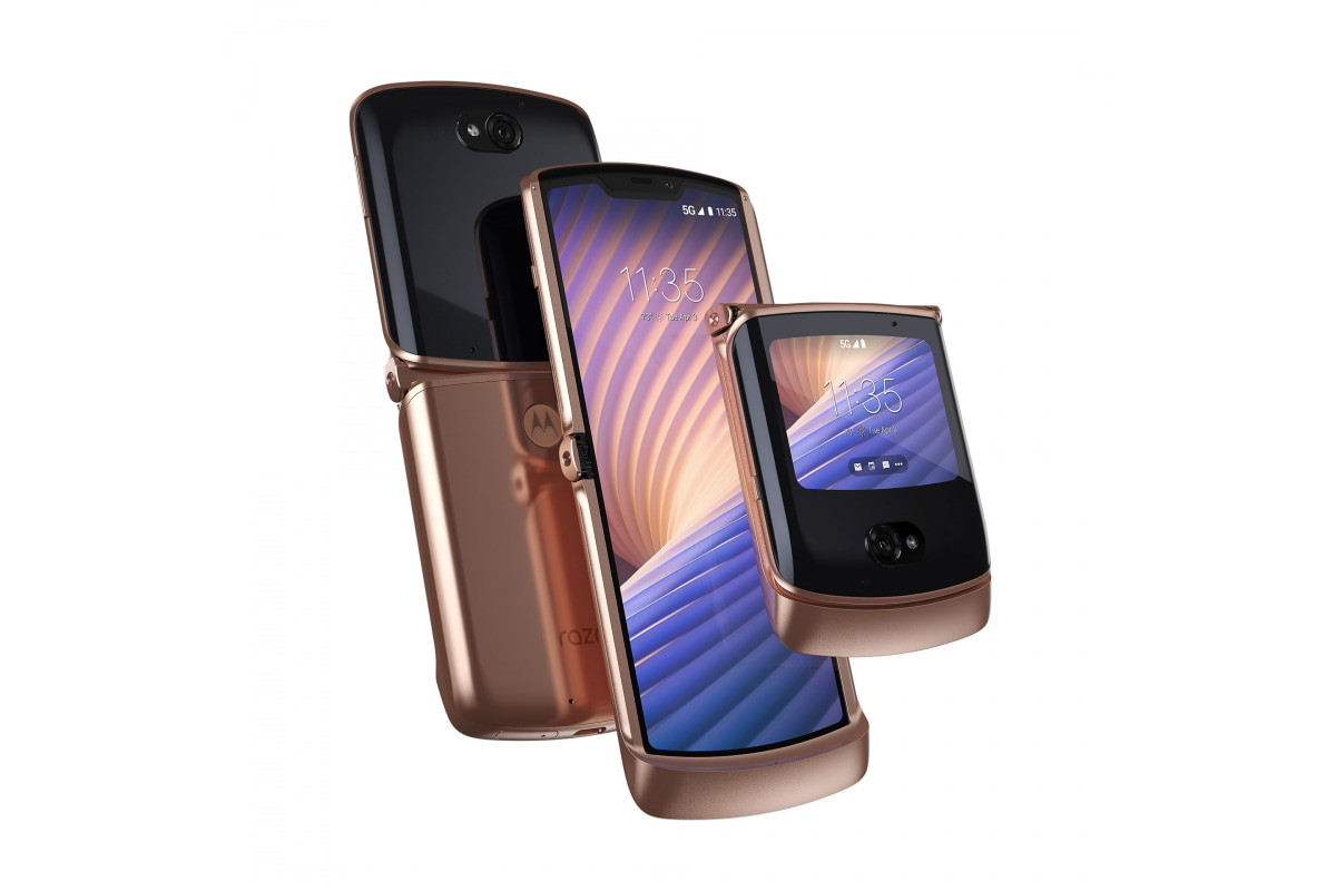 プラススタイル、「motorola razr 5G」の限定カラー「Blush Gold」を本日発売 - ケータイ Watch