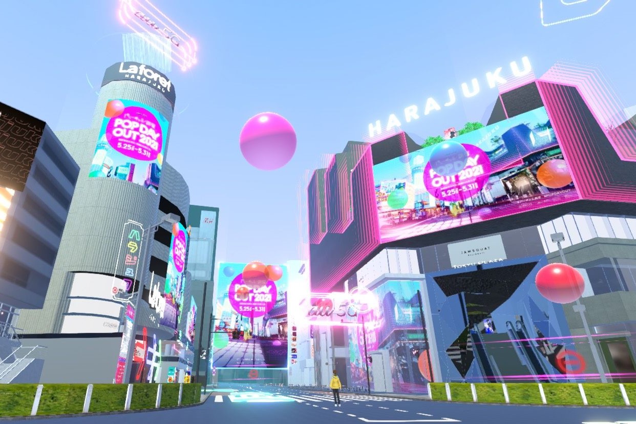 Kddi バーチャル原宿 オープニングイベント31日まで開催 ケータイ Watch