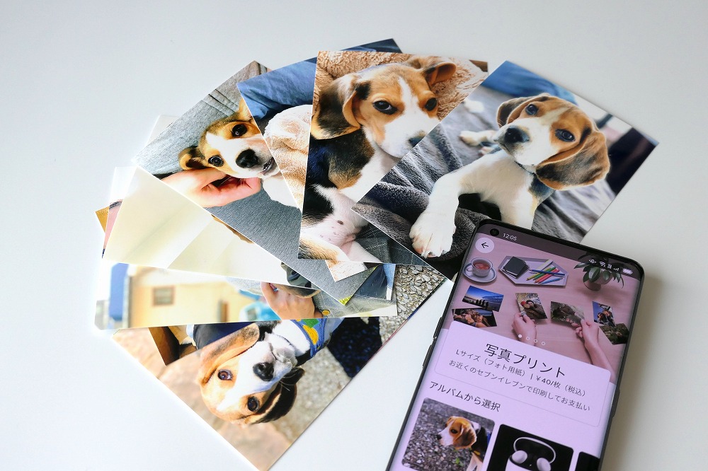 Google フォトの写真をセブン-イレブンでプリントしてみました 