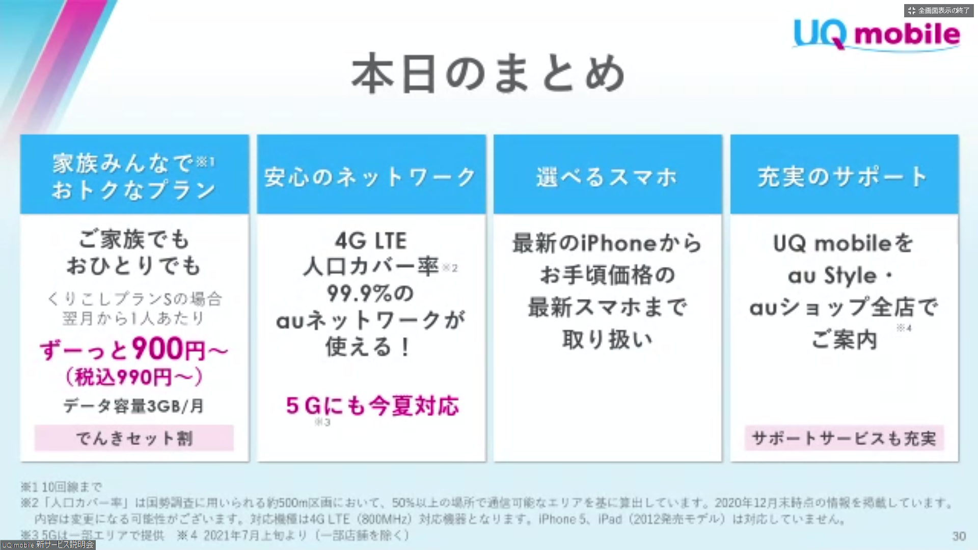 UQ mobile「でんきセット割」や「iPhone12」など4端末発売を発表 