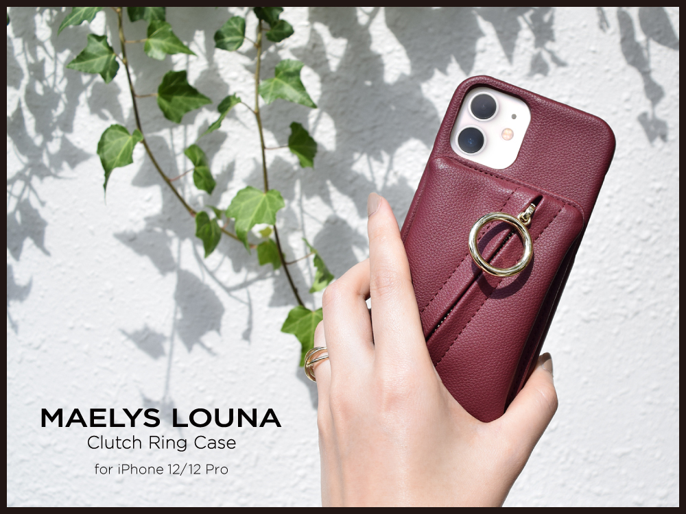 MAELYS LOUNA」のiPhone 12／12 Pro用ケース「Clutch Ring Case」に新 