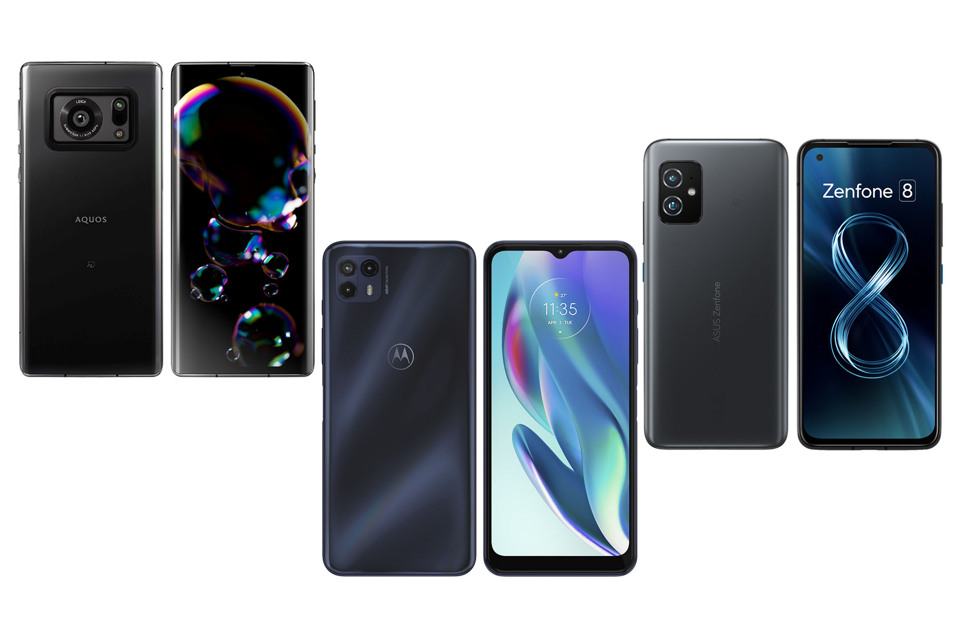 mineoから「AQUOS R6」「Zenfone 8」「moto g50 5G」が15日に発売