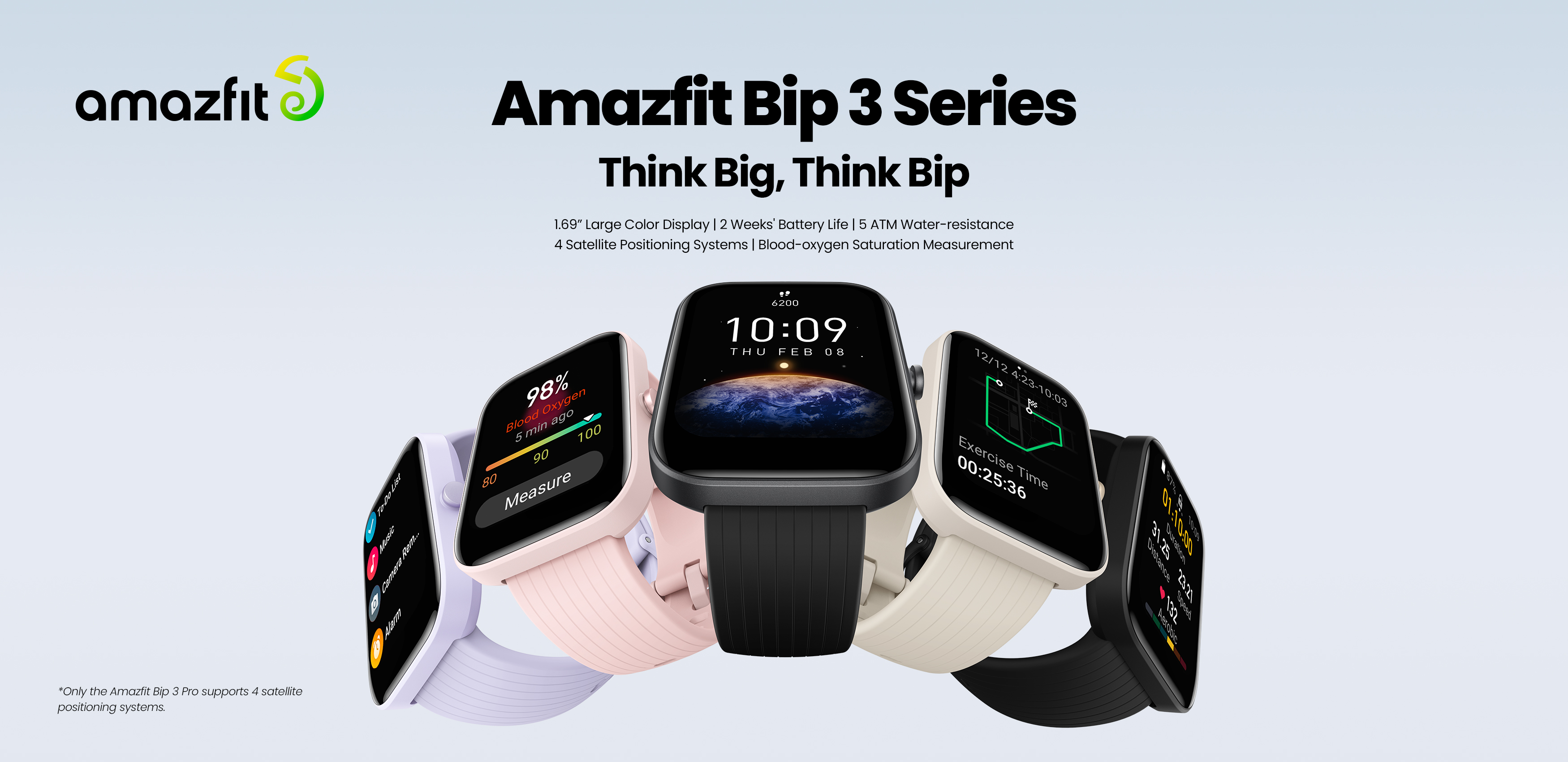 Amazfit」のエントリーモデル「Amazfit Bip 3」シリーズ、20日発売 - ケータイ Watch