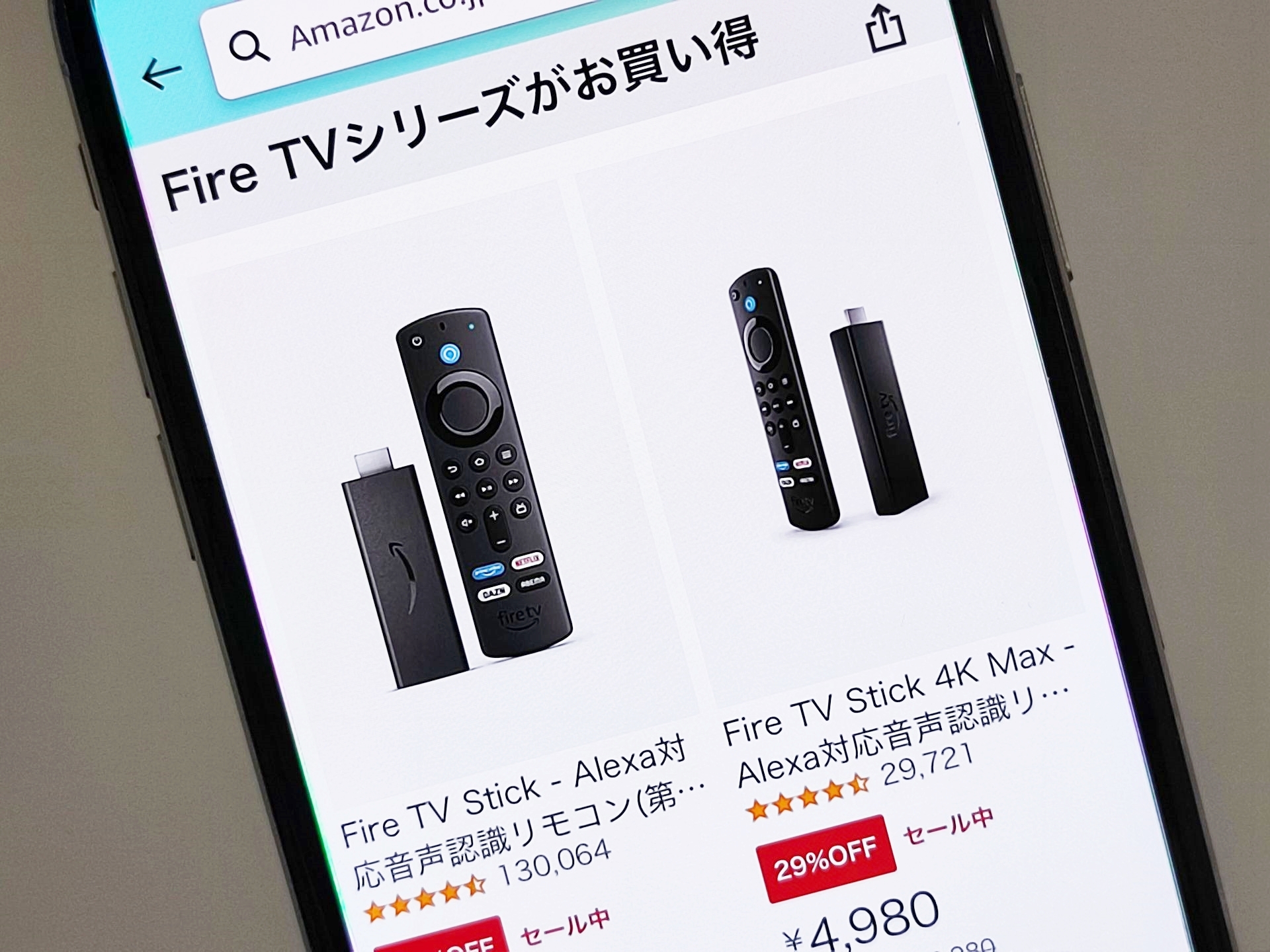 Amazonで「Fire TV」シリーズのセール、「Fire TV Stick」は40％オフの2980円 - ケータイ Watch