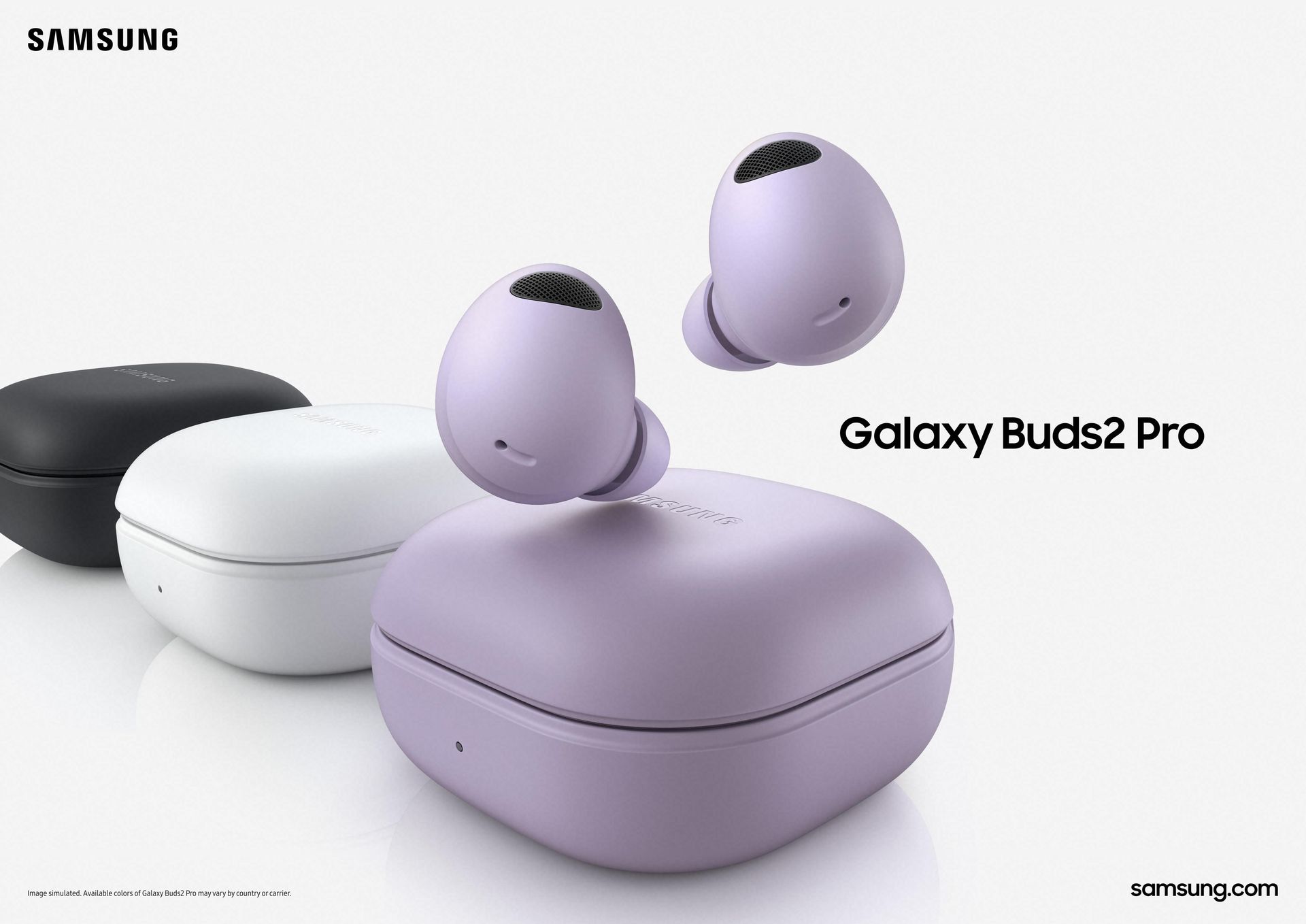 サムスンから「Galaxy Buds2 Pro」、空間オーディオ対応のワイヤレス