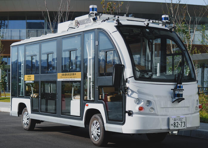 KDDIなど陸前高田で自動運転バスの実証、25年度にも実用化 - ケータイ